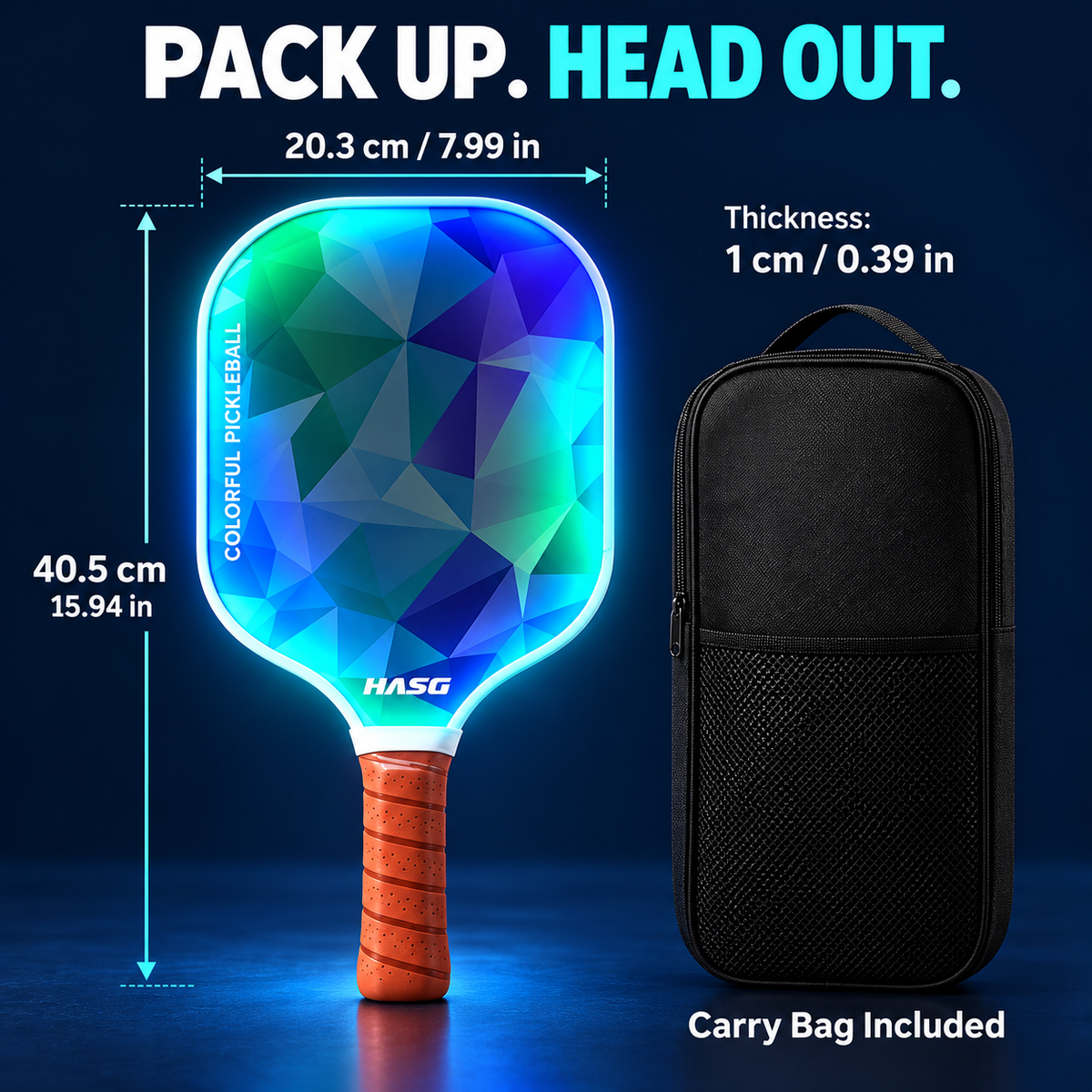 LED Pickleball Paddle Set