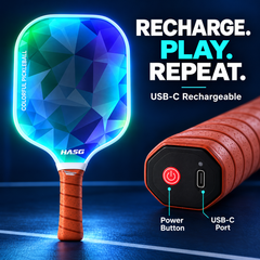 LED Pickleball Paddle Set