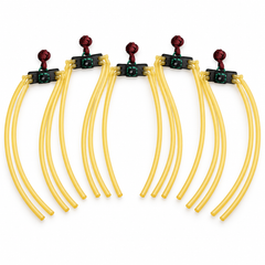 VAULTORIAN Slingshot Replacement Bands with Pouch & Knot – 5-Pack
