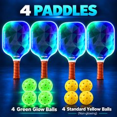 LED Pickleball Paddle Set
