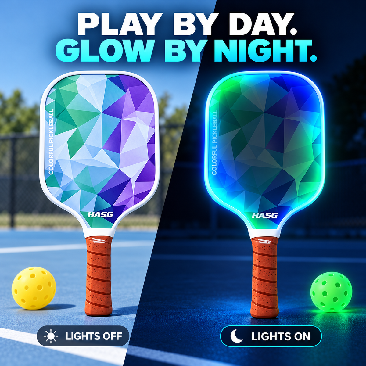LED Pickleball Paddle Set