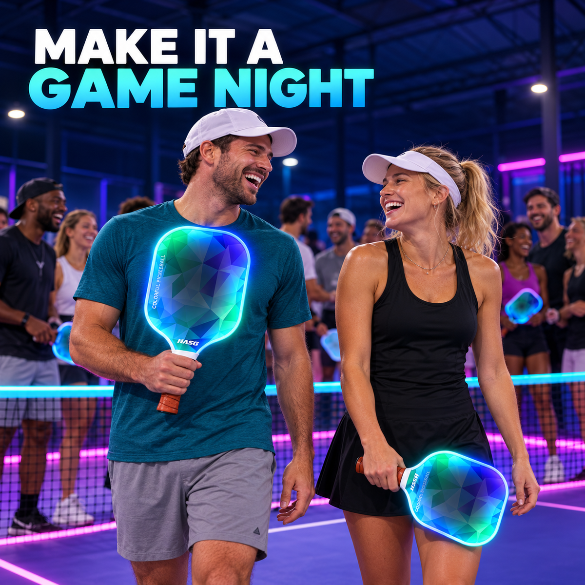 LED Pickleball Paddle Set