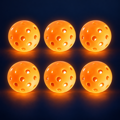 Glow Pickleballs – 6 Pack